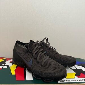 Nike Black VaporMax Flyknit Athletic Shoes